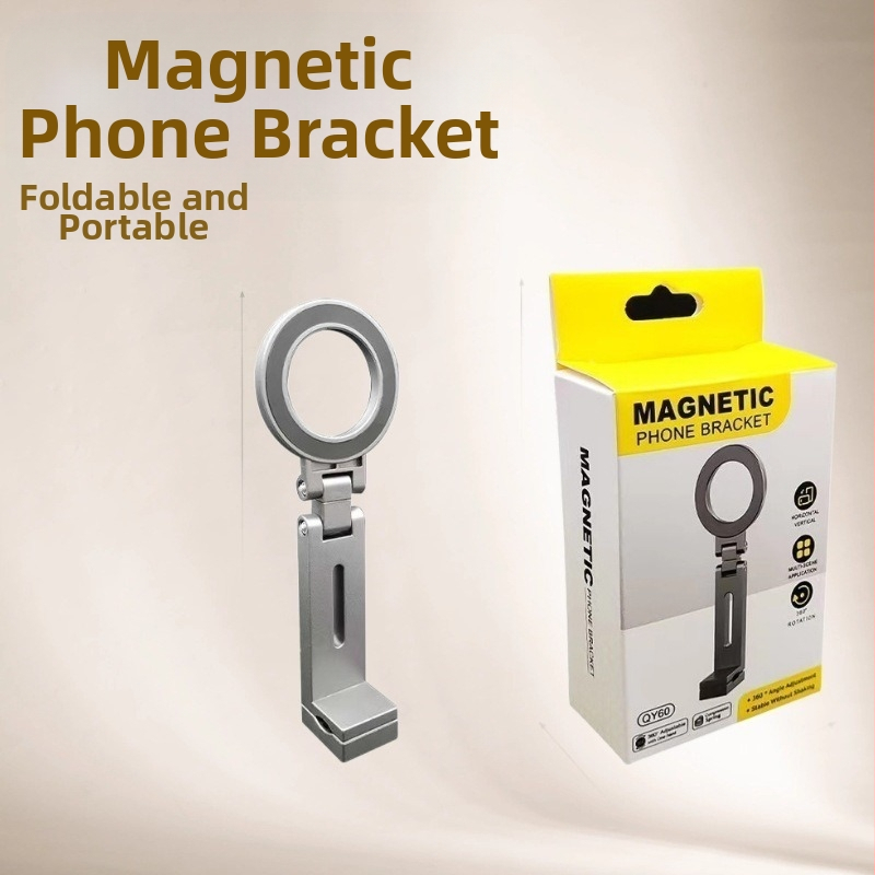 Десктоп държач за телефон – универсален, пластмасов, сгъваем, въртящ се, преносим за пътувания