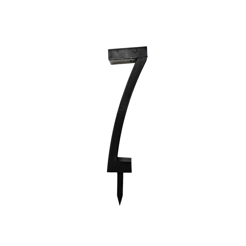 Solarna vrtna svjetiljka na stalku, oblik sedmerokutni, LED, 6–12 sati rada, ručni prekidač