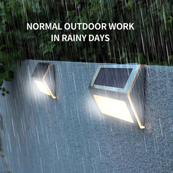 Εξωτερικό αδιάβροχο φωτιστικό σκάλας με ηλιακή ενέργεια - LED, επαγωγικός διακόπτης, 0.2W, 1.2V, 6–12 ώρες