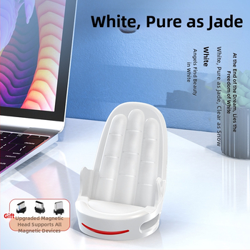 Ασύρματος φορτιστής με μαγνητική κεφαλή και κάθετη βάση, 15W γρήγορη φόρτιση, 2A έξοδος