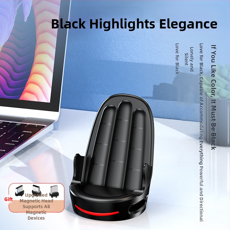 Bezdrôtová nabíjačka s magnetickou hlavou a zvislým stojanom, 15W rýchle nabíjanie, 2A výstup