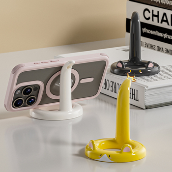 Držač telefona za stolno ili uredu s motivom mačke, lazy stand, ABS materijal, kreativan stil