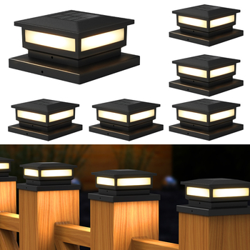 Solarna stupnja svjetiljka za vanjsko dvorište i zid – LED, 0.6W, 1.2V, 6–12 sati rada, otporna na kišu