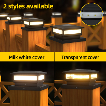 Ηλιακή λάμπα κολόνας εξωτερικού χώρου για αυλή και κήπο – LED, 0.6W, 1.2V, 6–12 ώρες λειτουργίας, αδιάβροχη