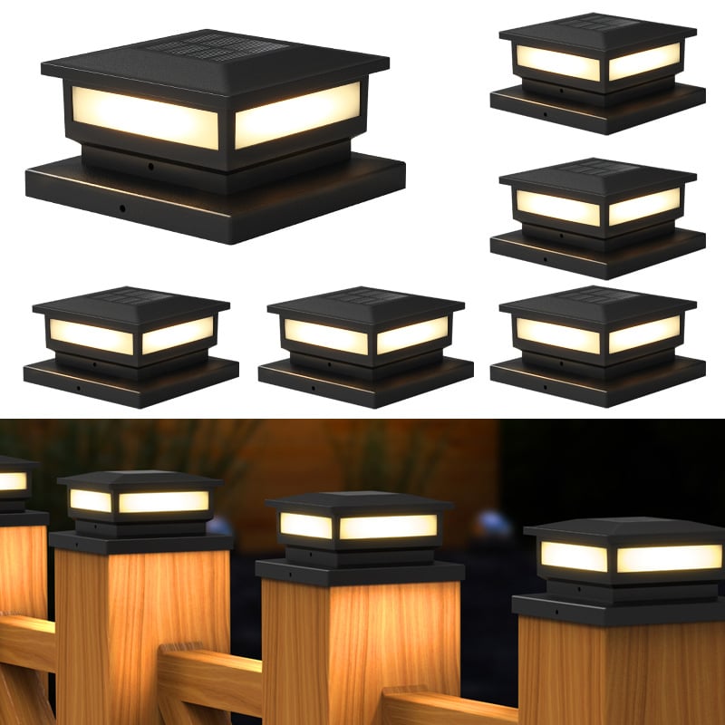 Solarna stupnja svjetiljka za vanjsko dvorište i zid – LED, 0.6W, 1.2V, 6–12 sati rada, otporna na kišu