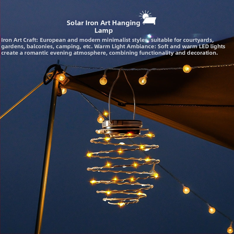 Solárny lampión z kovaného železa v tvare ananásu pre záhradu – LED vonkajšie osvetlenie, IP65