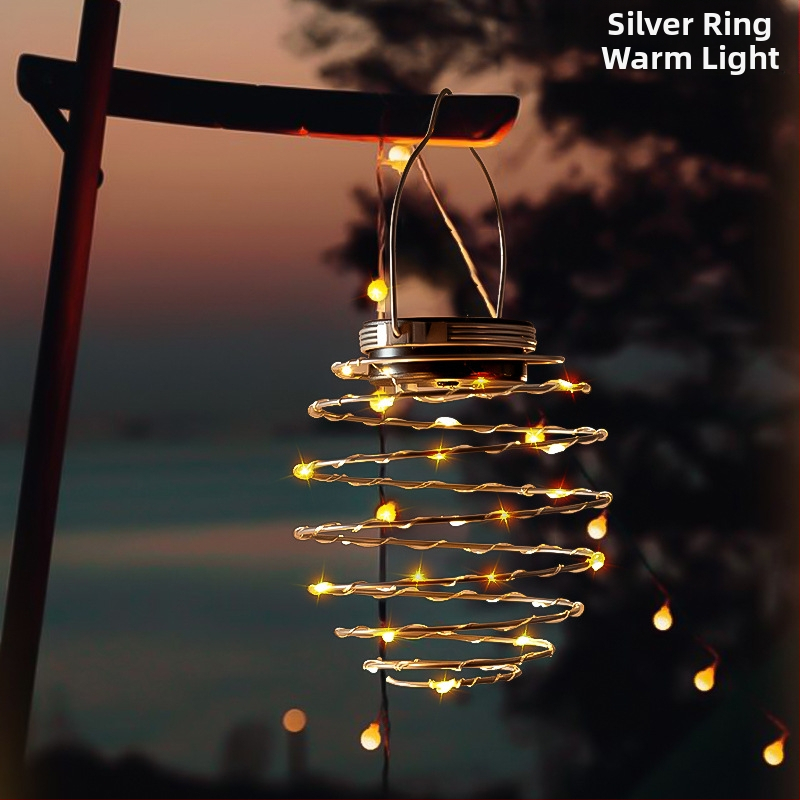 Solárny lampión z kovaného železa v tvare ananásu pre záhradu – LED vonkajšie osvetlenie, IP65