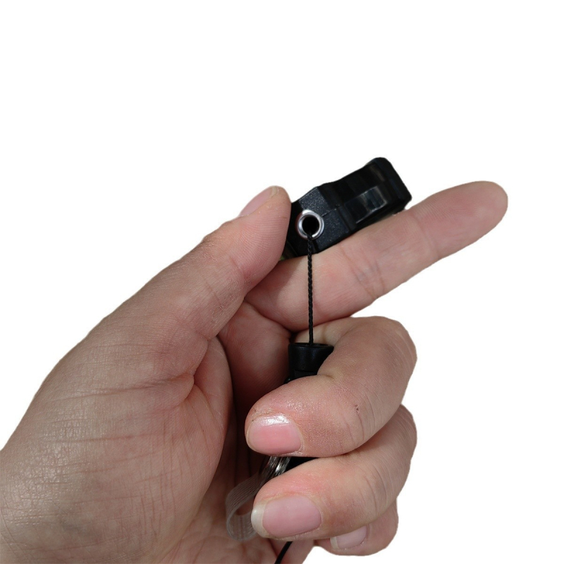 Αναδιπλούμενος κύλινδρος διακριτικών με συρτό κορδόνι — ABS σώμα, τηλεσκοπικό μήκος 600 mm, εκτύπωση λογότυπου, βαρέος τύπου