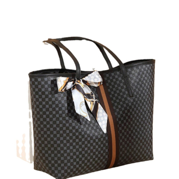 PU kožna ženska torbica s poliesterom, horizontalni pravokutni oblik, otvoreni vanjski džep, dvostruke naramenice, tajni džep sa zatvaračem, džep za telefon i džep za osobnu iskaznicu, zimska kolekcija 2024