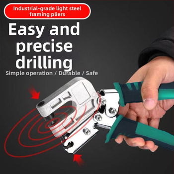 Hyhpsyj alat za probijanje za dekorativne stropne ploče — jednoručni dizajn, čelik od ugljika, težina 0,74 kg