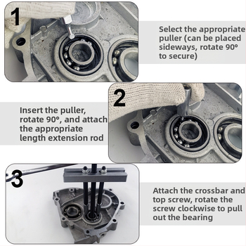 Εργαλείο αφαίρεσης ρουλεμάν με τριών βραχιόνων, για εσωτερικά ρουλεμάν, από χάλυβα άνθρακα