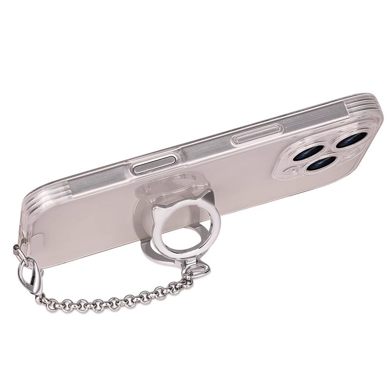 Ланярд за мобилен телефон с дизайн котешка глава, алуминиева сплав, метална катарама, отделям шнур, издръжлив