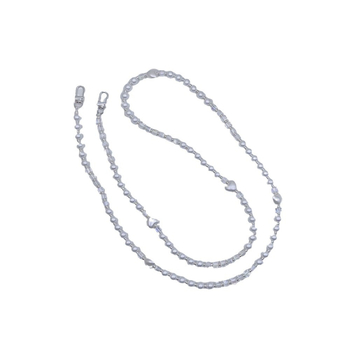 Αλυσίδα τηλεφώνου με σχέδιο καρδιάς, ακρυλικές χάντρες, χειροποίητη κατασκευή, άνοιξη 2024, πολυτελής μοντέρνος στυλ