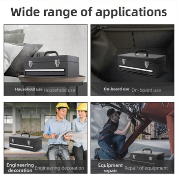 Hi-Spec σετ εργαλείων 166 τεμαχίων για οικιακές και αυτοκινητικές επισκευές σε φορητή μεταλλική θήκη, από χάλυβα άνθρακα