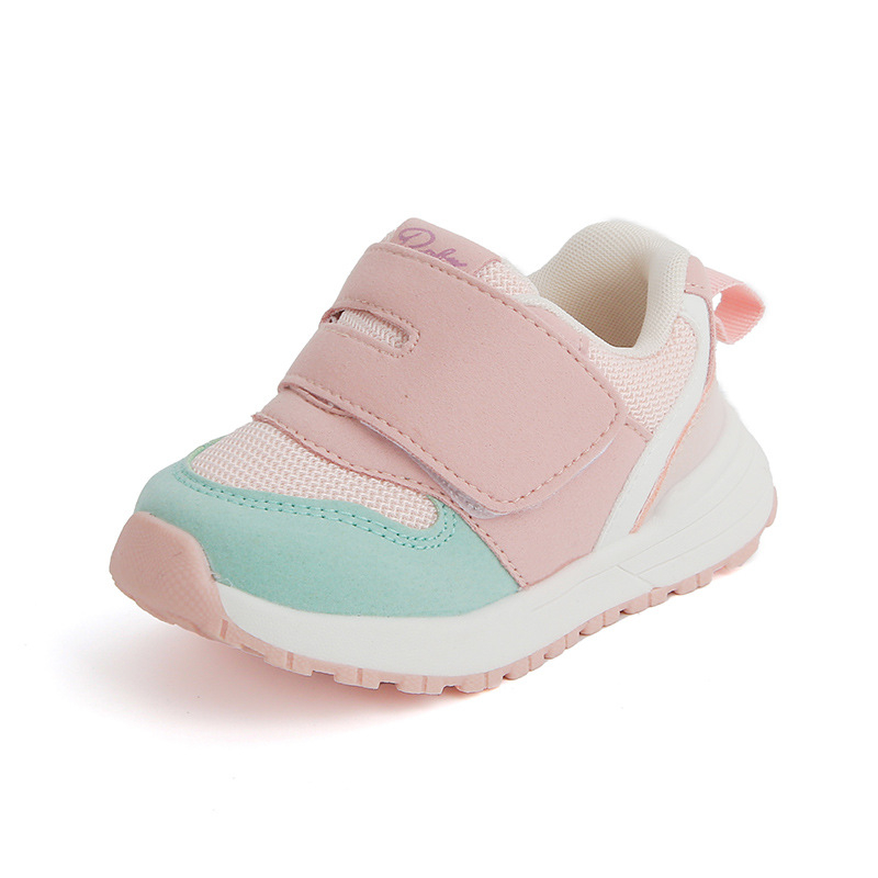 Prozračne dječje tenisice od PU mreže, protuklizna potplata, Velcro zatvarač, za djecu uzrasta 12–36 mjeseci