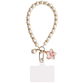 Metalinė telefono grandinė su geometriniu pakabuku, rankų darbas, moteriškas aksesuaras, slydimo atsparumo funkcija