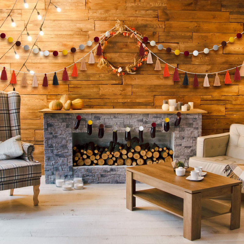 Viseće ukrase za uređenje scene s jednostavnim stilom