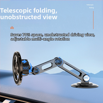 cindry Ισχυρός μαγνητικός αναδιπλούμενος δέκτης αυτοκινήτου για ταμπλό MagSafe, adhesive τοποθέτηση, συμβατός με τον πίνακα οργάνων, γενική χρήση, προσαρμογή κατά παραγγελία