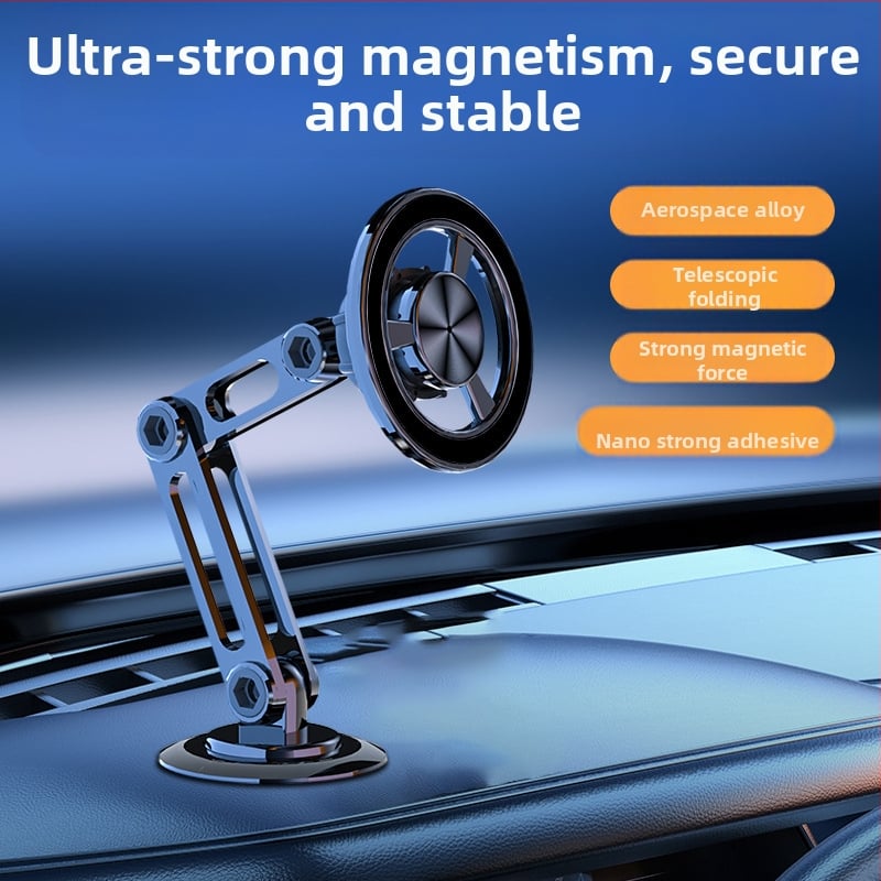 cindry Ισχυρός μαγνητικός αναδιπλούμενος δέκτης αυτοκινήτου για ταμπλό MagSafe, adhesive τοποθέτηση, συμβατός με τον πίνακα οργάνων, γενική χρήση, προσαρμογή κατά παραγγελία