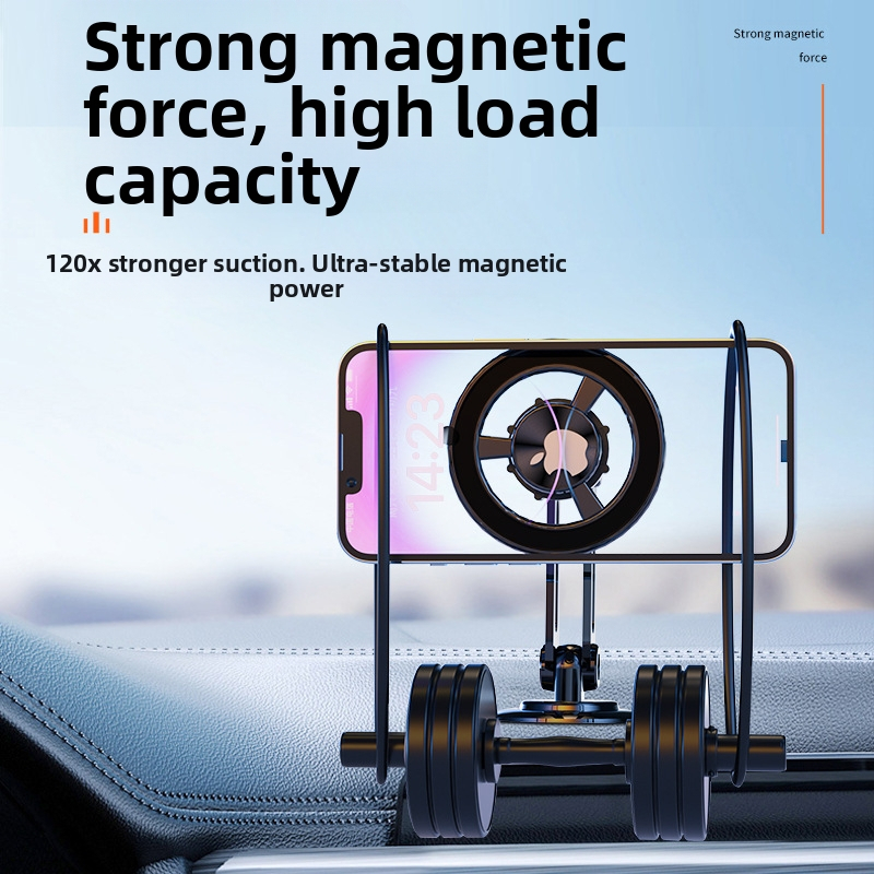 cindry Silný magnetický výsuvný držiak do auta na palubnú dosku MagSafe, lepiace uchytenie, kompatibilný s panelom prístrojov, všeobecná kompatibilita, možnosť prispôsobenia
