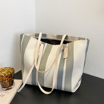 PU tote torba s zatvaračem na zip, platnena podstava, vodoravnog kvadratnog oblika, unutarnja džep