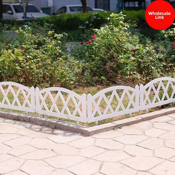 Sodo dekoratyvinė plastikinė tvora lauko naudojimui (Medžiaga: Plastikas; Panaudojimas: Laukui; Kategorija: Sodo dekorai)