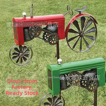 Тракторен ветрогенератор - метална изработка, модерен стил, подходящ за дом, градина и офис