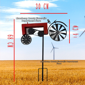 Тракторен ветрогенератор - метална изработка, модерен стил, подходящ за дом, градина и офис