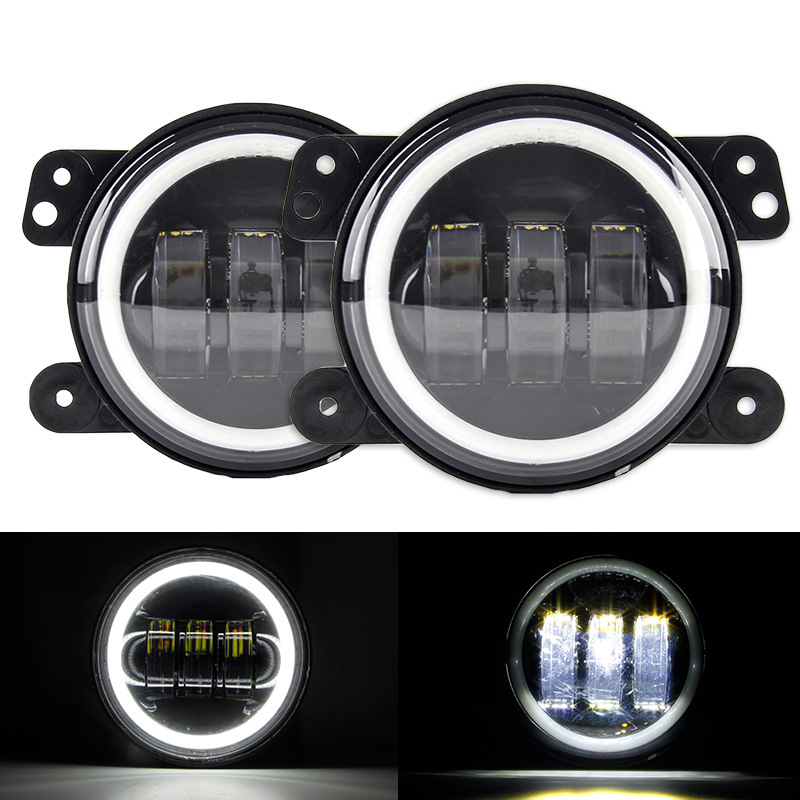 LED rūko žibintas Jeep Wrangler — 30W, 9-32V, IP67, suderinamas su Wrangler