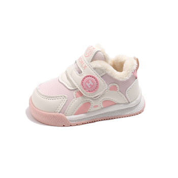 Παπούτσια νήπια - Συνθετικό δέρμα επάνω, Καουτσούκ σόλα, Καρτούν μοτίβο, Κλείσιμο Velcro, Χειμερινό μοντέλο 2024