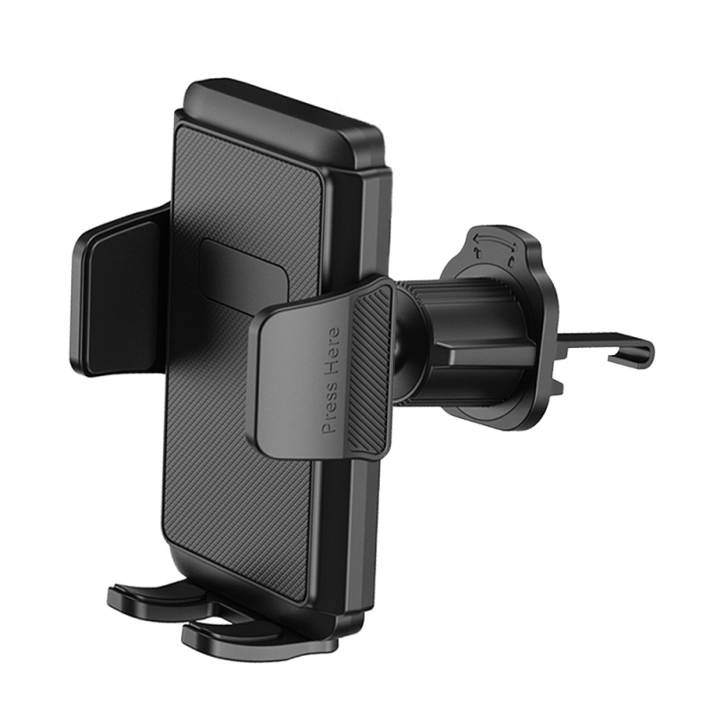 Държач за телефон в автомобил – вакуумен монтаж за табло, въртящ се, универсално съвместим за навигация