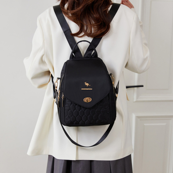 Ženski ruksak za proljeće 2025: gradska jednostavnost, najlon vanjski dio, poliester podstava, dizajn za smanjenje opterećenja, svakodnevna upotreba