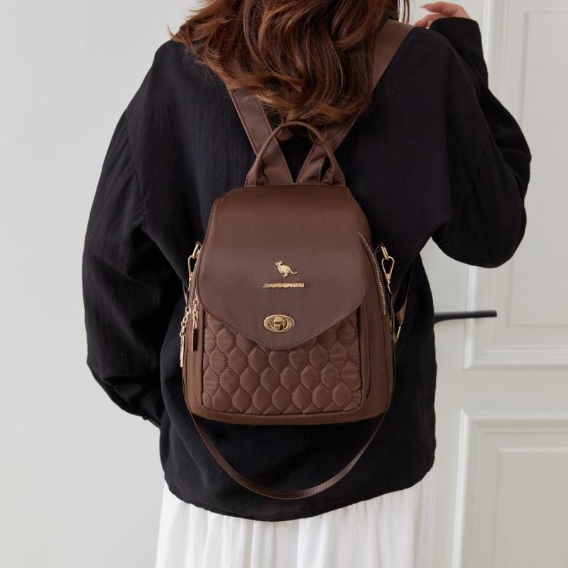 Ženski ruksak za proljeće 2025: gradska jednostavnost, najlon vanjski dio, poliester podstava, dizajn za smanjenje opterećenja, svakodnevna upotreba