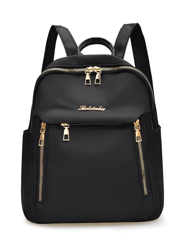 Nylon gradska ruksak, street fashion stil, vodootporan i otporan, zatvaranje na zip, proljeće 2025