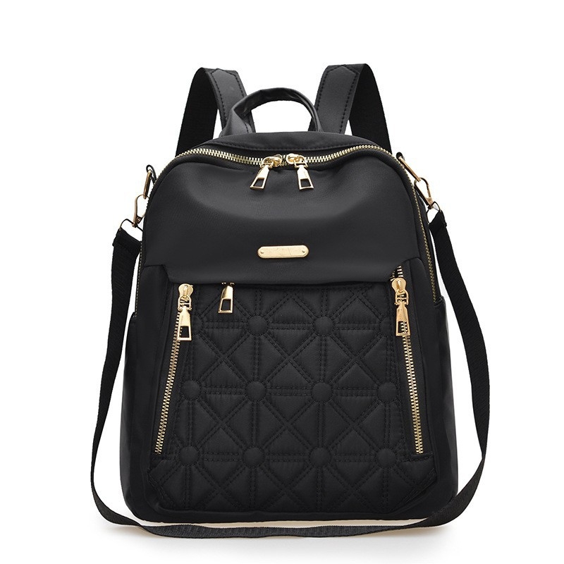 Nylon gradska ruksak, street fashion stil, vodootporan i otporan, zatvaranje na zip, proljeće 2025