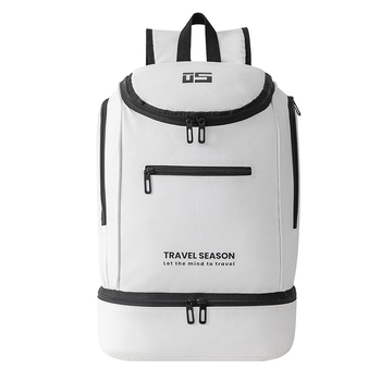 Τσάντα θαλάσσης με διαχωρισμό υγρού/ξηρού, κυβοειδούς σχήματος, πολυεστέρας, πολυλειτουργική για ταξίδια