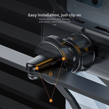 Držiak na telefón do auta na výduch so šesťbodovým gravitačným vysúvacím mechanizmom