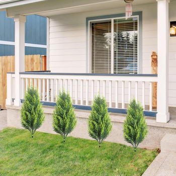 Τεχνητά δέντρα πεύκου και κυπαρισσιού για εσωτερική και εξωτερική διακόσμηση αυλής | Υλικό: Πλαστικό | Συσκευασία: Opp bag | Μάρκα: xingding