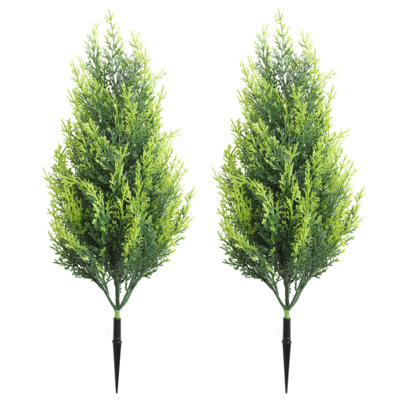 Τεχνητά δέντρα πεύκου και κυπαρισσιού για εσωτερική και εξωτερική διακόσμηση αυλής | Υλικό: Πλαστικό | Συσκευασία: Opp bag | Μάρκα: xingding