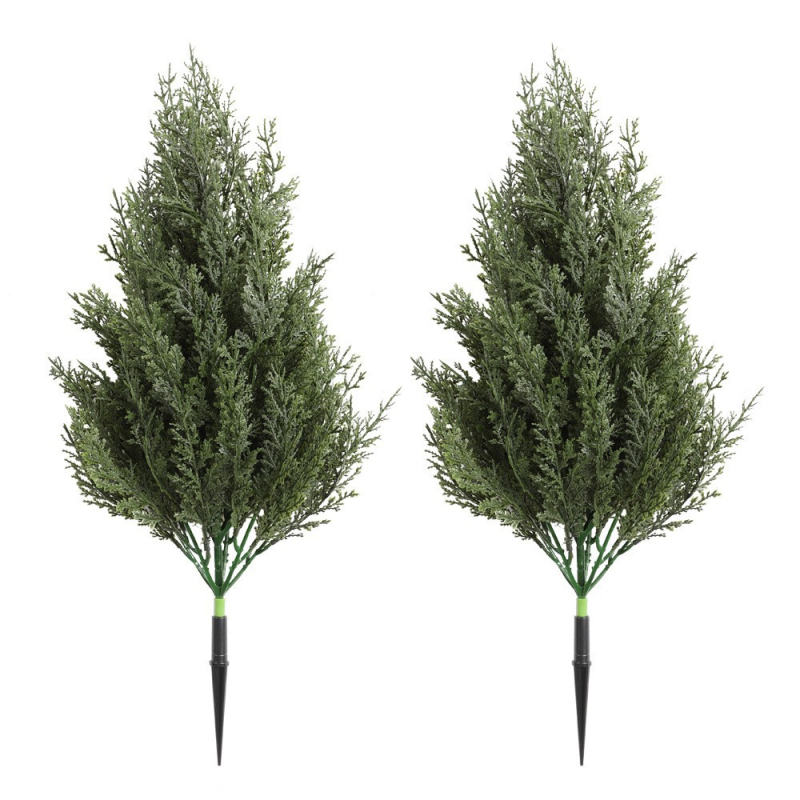 Τεχνητά δέντρα πεύκου και κυπαρισσιού για εσωτερική και εξωτερική διακόσμηση αυλής | Υλικό: Πλαστικό | Συσκευασία: Opp bag | Μάρκα: xingding