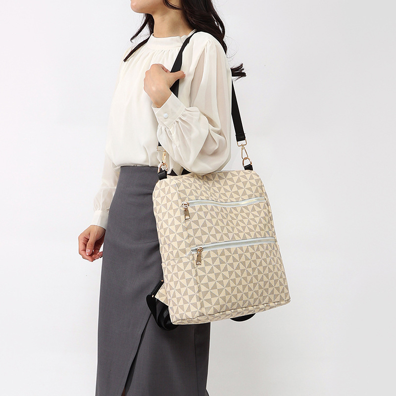 Ruksak velikog kapaciteta, PU materijal, ultra lagan, proširiv, suho/mokro odvajanje, za žene, gradski stil jednostavnosti, 36–55L