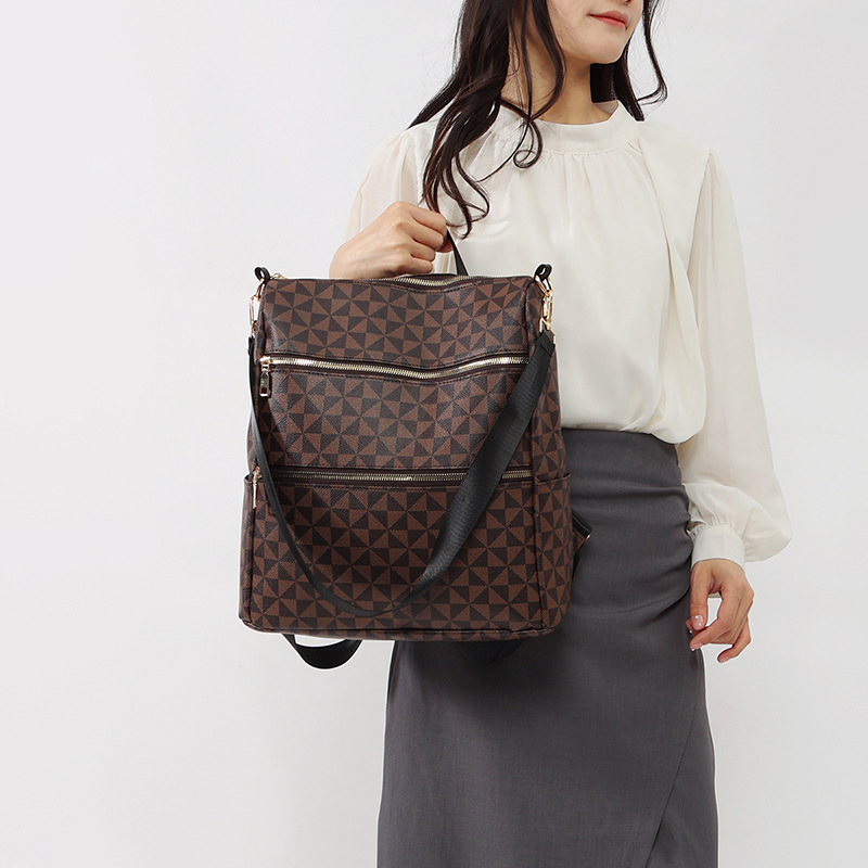 Ruksak velikog kapaciteta, PU materijal, ultra lagan, proširiv, suho/mokro odvajanje, za žene, gradski stil jednostavnosti, 36–55L