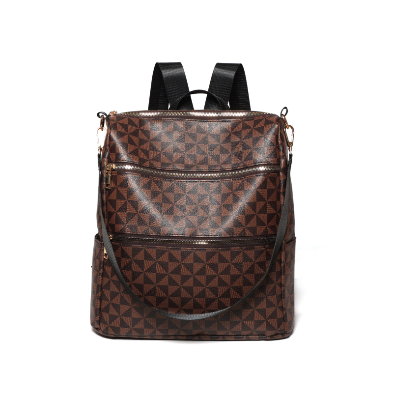 Ruksak velikog kapaciteta, PU materijal, ultra lagan, proširiv, suho/mokro odvajanje, za žene, gradski stil jednostavnosti, 36–55L