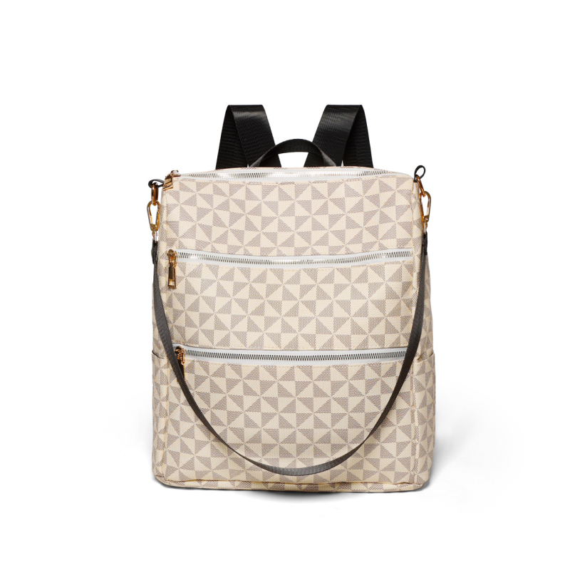 Ruksak velikog kapaciteta, PU materijal, ultra lagan, proširiv, suho/mokro odvajanje, za žene, gradski stil jednostavnosti, 36–55L