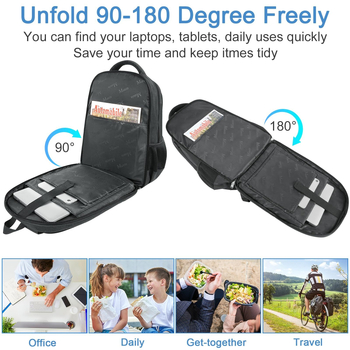 Τσάντα μεσημερινού γεύματος με απομονωμένο διαμέρισμα και παγοκύστη, Oxford ύφασμα, υψηλή χωρητικότητα, φορητή και γρήγορη ψύξη