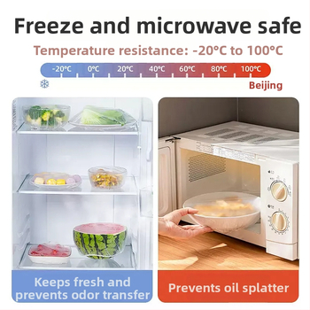 Plastikinė maisto plėvelės uždanga, rinkinys 12+ vnt, 150 g, namų naudojimui