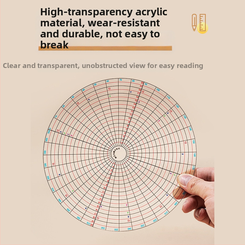 Гончарски кръгов разделител – пълен кръгов разделител, многофункционален разделител и измервател за чертане