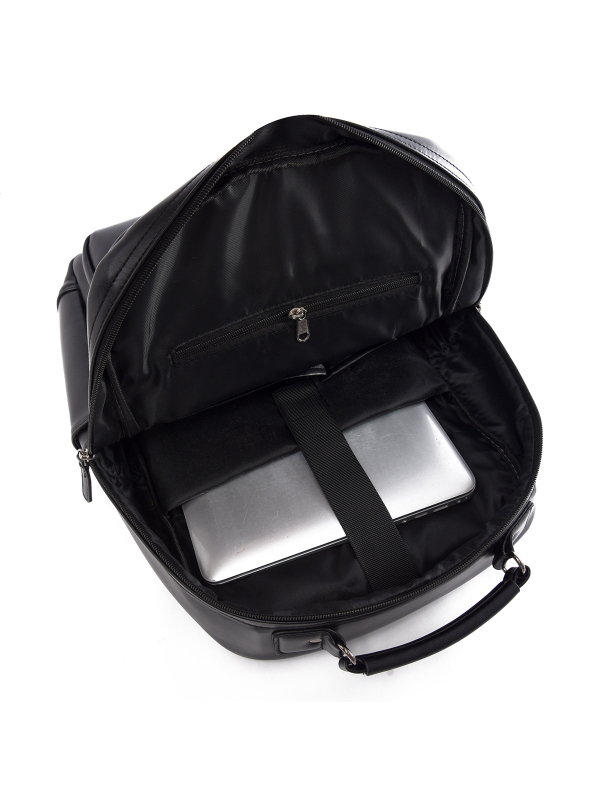 PU meeste äri seljakott, veekindel, mahutavus kuni 20 liitrit, sülearvutiga sobiv, kõverad õlarihmad, polüestri vooder, ühtlane disain