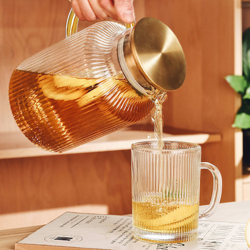 City γυάλινος βραστήρας με χτυπητή υφή, μεγάλης χωρητικότητας, γυάλινο μπόροσιλικό, προστασία από έκρηξη, κατάλληλος για χυμούς και κρύα ροφήματα