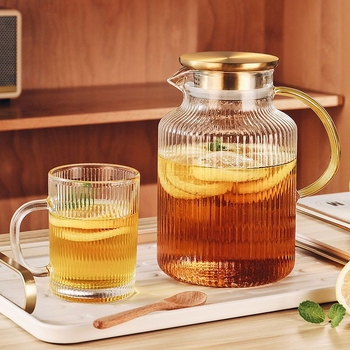 City γυάλινος βραστήρας με χτυπητή υφή, μεγάλης χωρητικότητας, γυάλινο μπόροσιλικό, προστασία από έκρηξη, κατάλληλος για χυμούς και κρύα ροφήματα